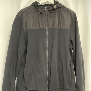 Michael Kors Nylon Mix Zip Hoodie